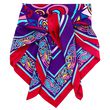 Book of Kells Large Purple & Red Celtic Square Scarf