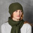 Madigan Cashmere Ada Pointelle Hat in Bayleaf