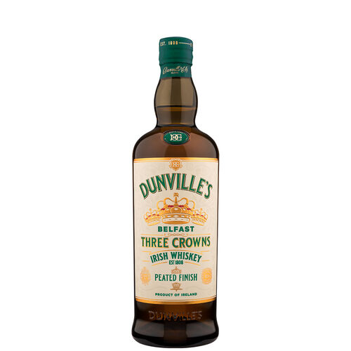 Dunvilles Dunvilles Three Crowns Peated Irish Whiskey 70cl