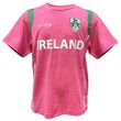 Irish Memories Pink Kids Shamrock Performance T-Shirt 3-4 Years