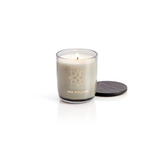 Max Benjamin White Pomegranate Luxury Candle & Lid 210g