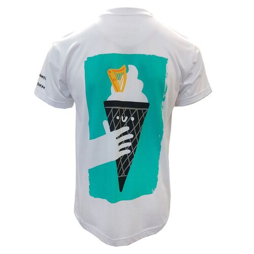 Guinness Lovely Day for a Guinness Cone White T-Shirt M