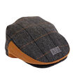 Patrick Francis Grey Tweed Celtic Knot Kids Flat Cap L