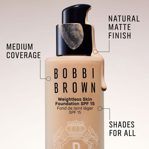 Bobbi Brown Weightless Skin Foundation SPF15 W-046 Warm Beige