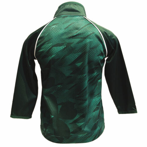 Irish Memories Irish Memories Kids Bottle Green Sublimated Performance 1/4 Zip Top 1/2