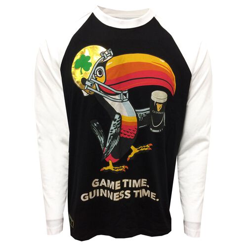 Guinness Notre Dame Toucan Game Time Long Sleeve T-Shirt XXL