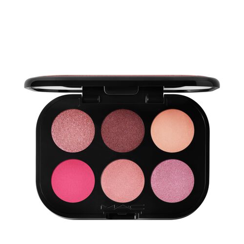 MAC Connect In Colour Eye Shadow Palette 6 Shades Rose Lens