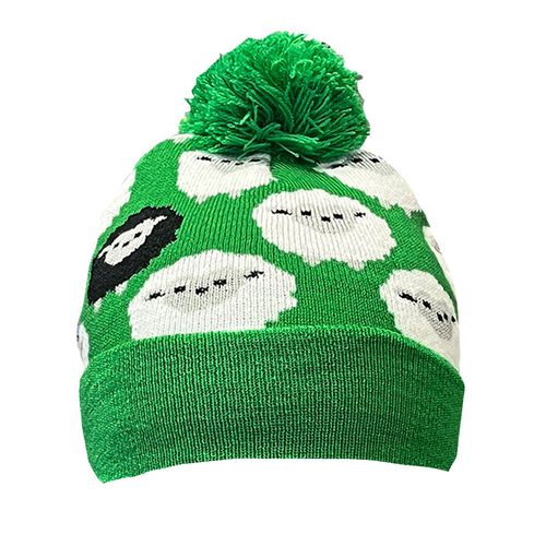 Traditional Craft Kids Green Sheep Kids Knit Hat Green