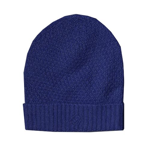 Madigan Cashmere Ada Pointelle Hat in Indigo