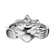 Loinnir Jewellery Claddagh Style 1 Sterling Silver Ring M M