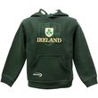 Irish Memories Green Shamrock Crest Kids Hoodie 5-6 Years