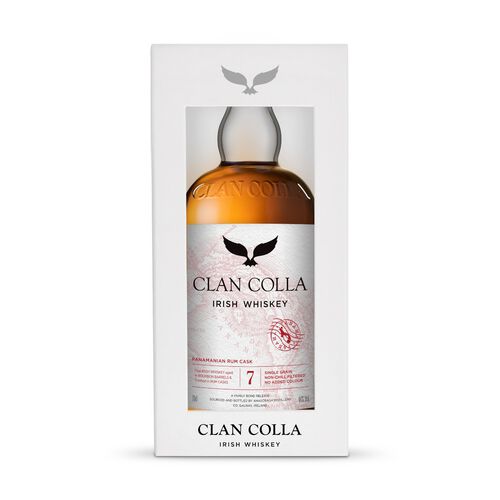 Clan Colla 7 Year Old Single Grain Rum Finish Irish Whiskey 70cl