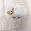 Traditional Craft Kids Cream Sheep Knit Kids Hat One Size