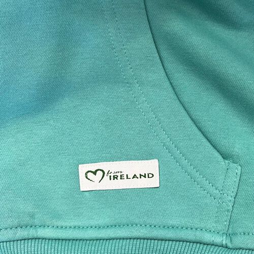 Irish Memories Ocean Green Celtic Nation Hoodie L