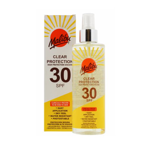 Malibu Sun Clear Protection Spray SPF 30 250ml