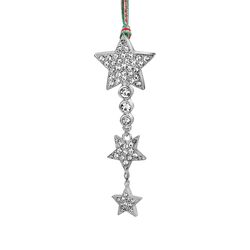 Newbridge Star With Clear Stones Christmas Decoration