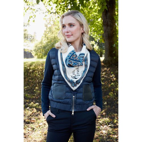 Book of Kells The Book of Kells Square Signature Scarf  Blue