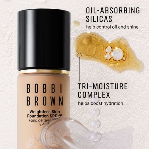 Bobbi Brown Weightless Skin Foundation SPF15 W-054 Natural Tan