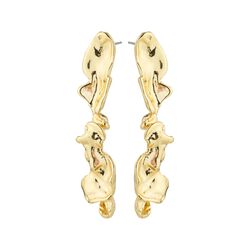 Pilgrim PULSE recycled earrings gold-plated