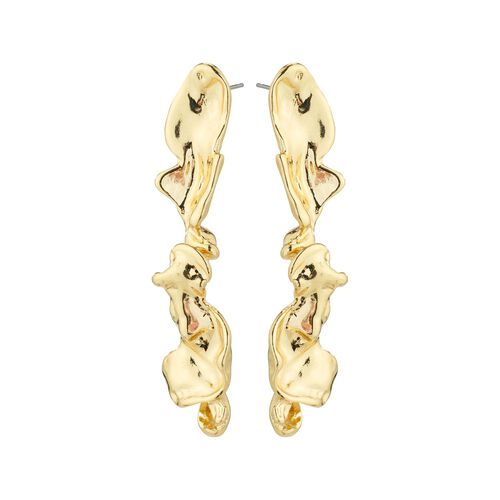 Pilgrim PULSE recycled earrings gold-plated