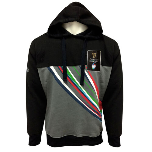 Guinness Grey Guinness Six Nations Woven Patch Hoodie XXL