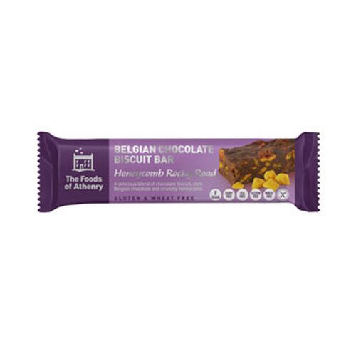 Foods of Athenry Belgian Chocolate Biscuit Bar, Honeycomb Rocky Road