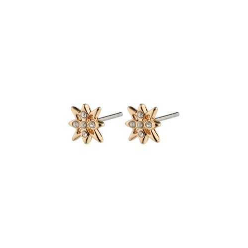 Pilgrim RAIN recycled earrings rosegold-plated