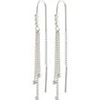 Pilgrim SHEA recycled crystal earrings silver-plated