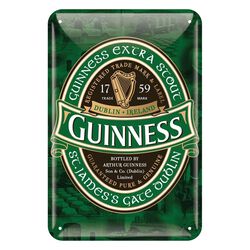 Guinness Ireland Lable Metal Sign