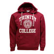 Trinity Burgundy & White Trinity College Crest Hoody  M