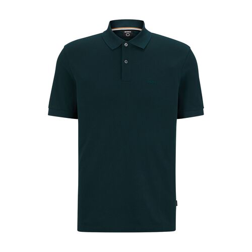 Boss Mens Polo Open Green Pallas