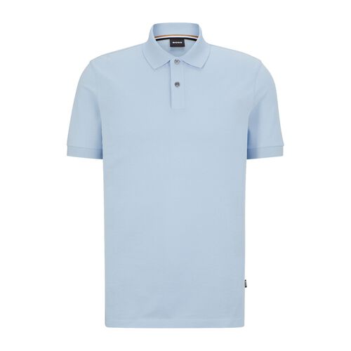 Boss Mens Polo Pastel Blue Pallas