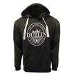 Irish Memories Dublin Emerald Isle Mens Hoodie in Black L