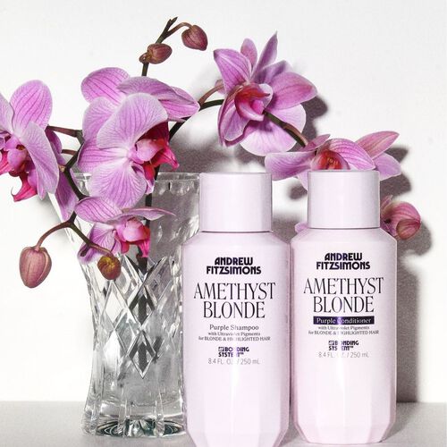 Andrew Fitzsimons Purple Brass Toning Conditioner for Blonde Hair 250ml