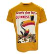 Guinness Guinness Lovely Day For a Toucan print T-shirt in Golden Yellow L