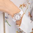 Sekonda Watches Classic Ladies Dress Watch 4742 White / Rose Gold