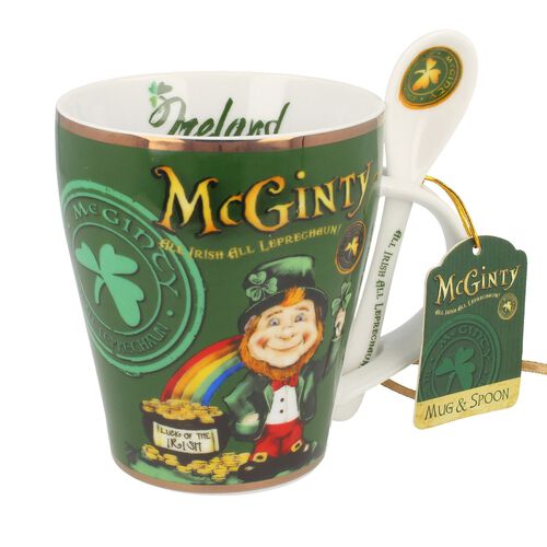 Irish Memories Mcginty Mug & Spoon