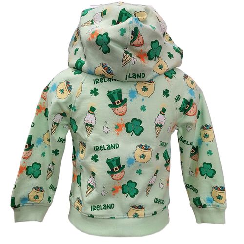 Traditional Craft Kids Leprechaun Full Zip Hoodie  6-12 Months 