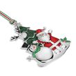 Newbridge Santa And Snowman Christmas Tree Decoration