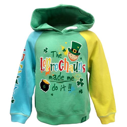 Traditional Craft Kids The Leprechauns Made Me Do It Kids Hoodie 1-2 Years