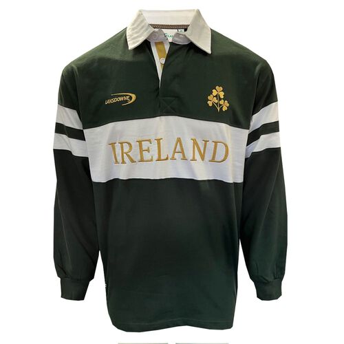 Irish Memories Striped long sleeve rugby T-Shirt M