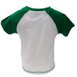 Traditional Craft Kids White/Emerald Green Sheep Ireland Raglan Kids T-Shirt 5-6 Years