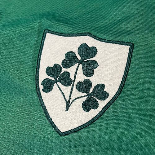 Irish Memories Shamrock Crest Performance Rugby T-Shirt L