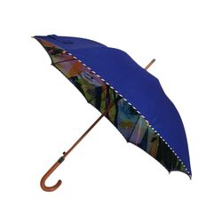 Clare O' Connor Blue Long Eco Friendly Umbrella
