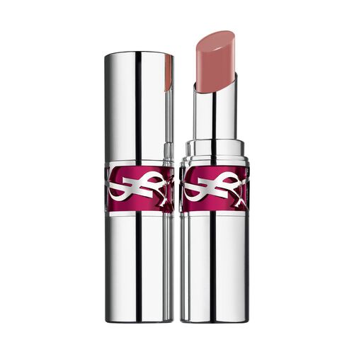 YSL Loveshine Candy Glaze Lipstick 15 Showcasing Nude