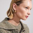 Pilgrim Act Recycled Hoop Earrings Gold Plated Act