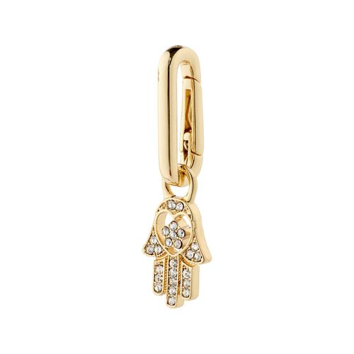 Pilgrim Charm Recycled Hamsa Pendant Gold Plated Charm hand