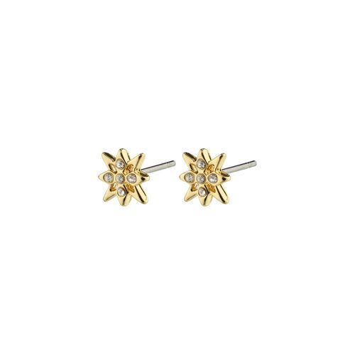 Pilgrim RAIN recycled earrings gold-plated