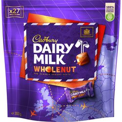 Cadbury Dairy Milk Chocolate chunks with nuts bag 300g