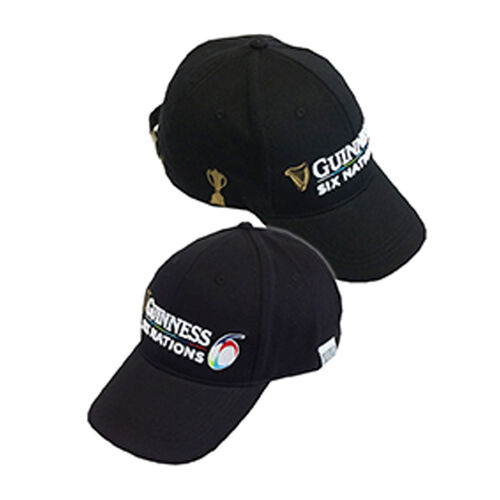 Guinness Black 6 Nations 3D Embossed Baseball Cap  One Size